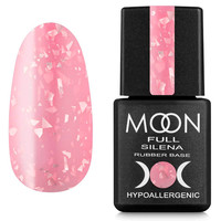 Изображение  База цветная с поталью MOON FULL SILENA 8 мл, № 2027, Объем (мл, г): 8, Цвет: 2027
