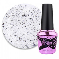 Зображення  Топ для гель-лаку без липкого шару з поталлю Elise Braun Flakes Top 10 мл, № 01, Об'єм (мл, г): 10, Колір: 001