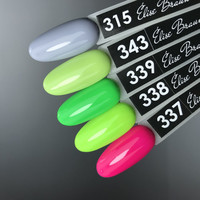 Зображення  Гель лак для нігтів Elise Braun 10 мл, № 339, Об'єм (мл, г): 10, Колір: 339