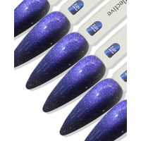 Изображение  Гель-лак светоотражающий "кошачий глаз" ADORE prof. cat's eye 7,5 мл Z-05 синий с фиолетовыми переливами, Объем (мл, г): 7.5, Цвет: Z-05 синий с фиолетовыми переливами