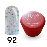 Изображение  Камуфлирующая база для гель-лака Roks Rubber Base French Potal 30 мл, № 92, Объем (мл, г): 30, Цвет: 092