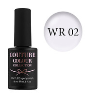 Зображення  Гель-лак COUTURE Colour WINTER ROSEATE WR02 дуже світлий бузково-молочний, 9 мл, Об'єм (мл, г): 9, Колір: WR02