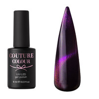 Изображение  Гель-лак Couture Colour Galaxy Touch GT06 фиолетово-розовый (эффект 'Cat Eye'), 9 мл, Объем (мл, г): 9, Цвет: GT06