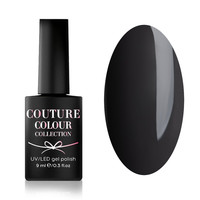 Зображення  Гель-лак Couture Colour №179 насичений сірий, 9 мл, Об'єм (мл, г): 9, Колір: 179