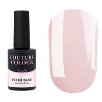 Изображение  База для гель-лака Couture Colour Fiber Base FB 03 Icy Pink нежно-розовая, 9 мл
