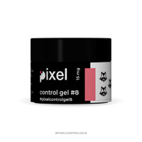 Изображение  Гель для наращивания Pixel Control Gel №08 (розово-персиковый), 15 мл