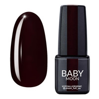 Изображение  Гель лак BABY Moon Burgundy №003 шоколадно-вишневый, 6 мл, Объем (мл, г): 6, Цвет: 003