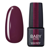 Изображение  Гель лак BABY Moon Burgundy №004 темный каштан, 6 мл, Объем (мл, г): 6, Цвет: 004