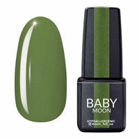 Изображение  Гель лак BABY Moon Green Sea №009 оливковый, 6 мл, Объем (мл, г): 6, Цвет: 009