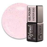 Зображення  Гель-лак ReformA Easter Egg рожевий крем із чорним піском, 10 мл, Об'єм (мл, г): 10, Колір: Easter Egg
