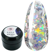 Изображение  Глиттерный гель SAGA GALAXY glitter №04, 8 мл, Объем (мл, г): 8, Цвет: 04