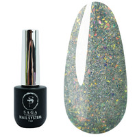 Зображення  Гель-лак світловідбиваючий SAGA Fiery Gel №19 салатовий, 9 мл, Об'єм (мл, г): 9, Колір: 19