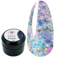Изображение  Глиттерный гель SAGA GALAXY glitter №12, 8 мл, Объем (мл, г): 8, Цвет: 12