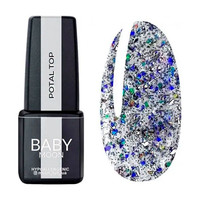 Зображення  Топ із поталлю без липкого шару Baby Moon Potal Top №04, 6 мл, Об'єм (мл, г): 6, Колір: 004