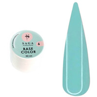 Зображення  База камуфлююча SAGA Color Base №06 бірюзово-блакитний, 30 мл, Об'єм (мл, г): 30, Колір: 06