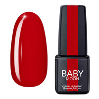 Зображення  Гель лак BABY Moon Red Chic №001 полунично-червоний, 6 мл, Об'єм (мл, г): 6, Колір: 001