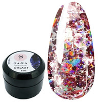 Изображение  Глиттерный гель SAGA GALAXY glitter №03, 8 мл, Объем (мл, г): 8, Цвет: 03