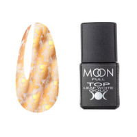 Изображение  Топ без липкого слоя Moon Full Top Leaf White Gold, 8 мл