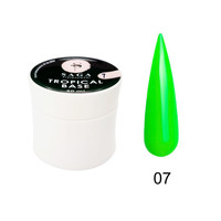 Зображення  База камуфлююча SAGA Tropical Base №07 неоновий лаймовий, 30 мл, Об'єм (мл, г): 30, Колір: 07