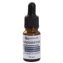 Изображение  Сыворотка мультиминеральная (селен-кремний-сера) для ногтей и кутикулы Green Health ОКР-009, 10 мл, Объем (мл, г): 10