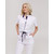 Изображение 3 Медицинский комбинезон женский Даллас белый с фиолетовой строчкой р. 42, "БЕЛЫЙ ХАЛАТ" 127-324-715, Размер: 42, Цвет: белый