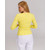 Зображення 2 Медичний лонгслів в рубчик жіночий жовтий р. S, "БІЛИЙ ХАЛАТ" 392-397-716, Розмір: S, Цвет: жовтий
