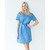 Изображение 2 Медицинская туника женская Наоми голубая р. 44, "БЕЛЫЙ ХАЛАТ" 151-333-679, Размер: 44, Цвет: голубой