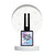 Зображення  Nails Of The Night Silver Snow Top №02 – топ зі срібними шестигранниками різних розмірів, без липкої кулі, 10 мл, Об'єм (мл, г): 10, Колір: 02