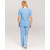Изображение 2 Медицинский костюм женский Топаз светло-голубой р. 48, "БЕЛЫЙ ХАЛАТ" 137-436-705, Размер: 48, Цвет: светло-голубой