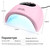 Изображение 4 Лампа для маникюра LED/UV Sun S3 USB 88 Вт, розовая