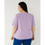 Изображение 3 Медицинская базовая футболка женская лавандовая р. L, "БЕЛЫЙ ХАЛАТ" 498-353-924, Размер: L, Цвет: лавандовый