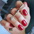 Зображення 5 Гель-лак Kira Nails №034 (темний червоний, емаль), 6 мл, Об'єм (мл, г): 6, Колір: 034