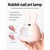 Зображення 6 Портативна міні лампа "Милий кролик" для сушіння нігтів, верхніх форм, гелевих типс, декору (на USB), 24 Вт. Рожевий