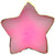 Изображение  Палитра в форме звезды для смешивания красок, гелей, гель лаков и других материалов (10х10см.), 383 Розовый