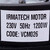 Изображение 4 Двигатель для моющего пылесоса VCM025 IRMATECH MOTOR D=143/82 mm H=68/176 mm 1200 W