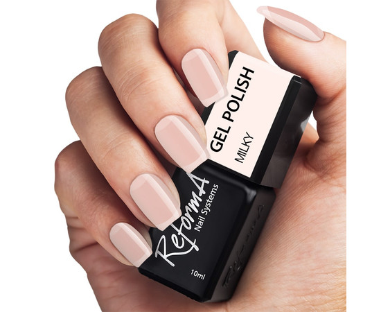 Изображение 2 Камуфлирующая база для ногтей ReformA Cover Base 10 мл, Milky, Объем (мл, г): 10, Цвет: Milky