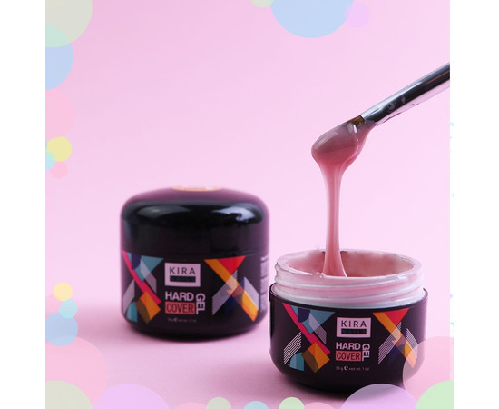 Зображення 2 Гель для нігтів Kira Nails Hard Gel, Cover, 30 г