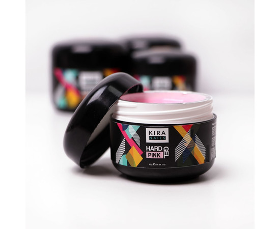 Изображение 4 Гель для ногтей Kira Nails Hard Gel, Pink, 30 г