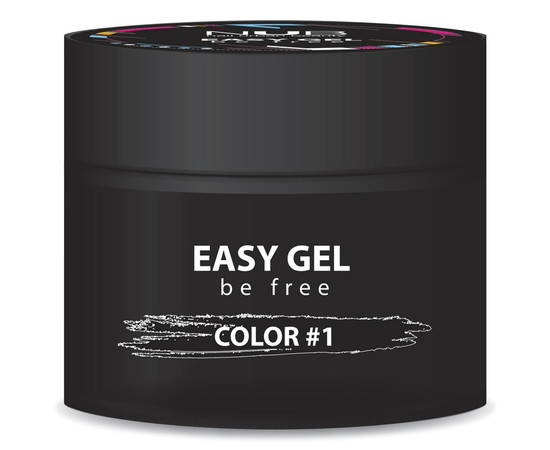 Зображення 2 Гель-павутина NUB Easy Gel №1 (чорна), 5 мл