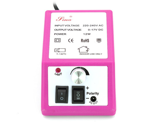 Изображение 3 Фрезер для маникюра Lina Mercedes2000 10 Вт 20 000 об, Розовый, Цвет: Розовый