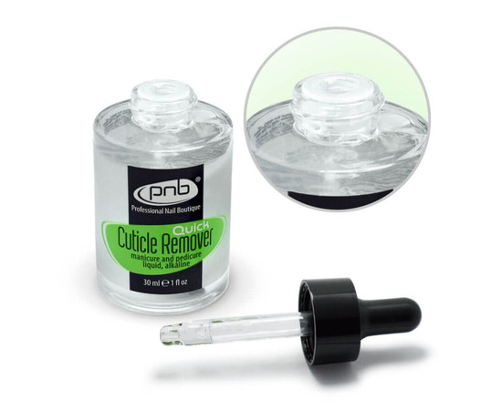 Зображення 2 Засіб для видалення кутикули, лужний, швидкодіючий Quick Cuticle Remover, 30 мл, Об'єм (мл, г): 30