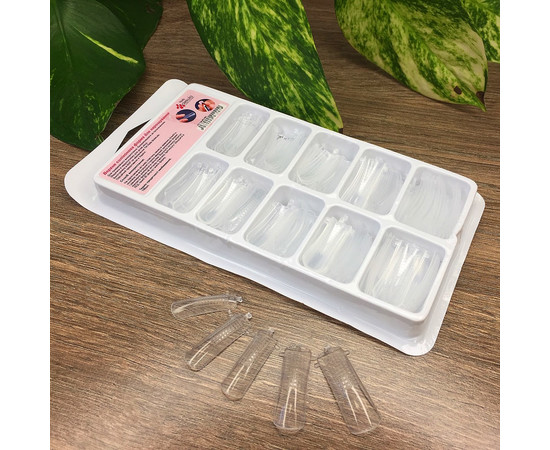 Изображение 2 Верхние формы 100 шт для наращивания ногтей Molekula