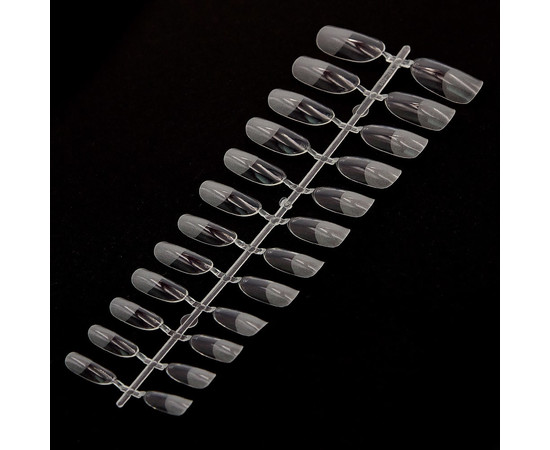 Зображення 2 Верхні форми силіконові 240 шт  Овал для нарощування нігтів Molekula