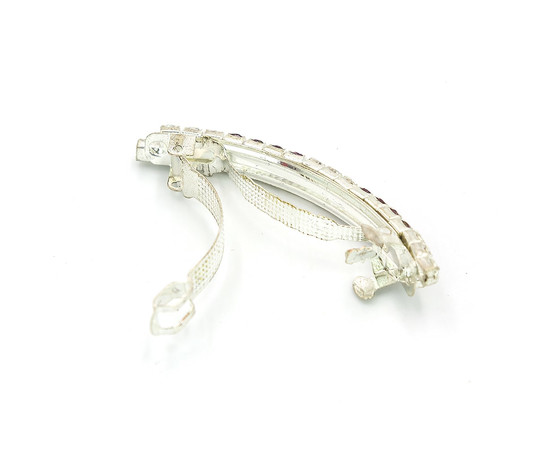 Изображение 3 Заколка 1 шт для волос с декоративными камнями, цвет в ассортименте