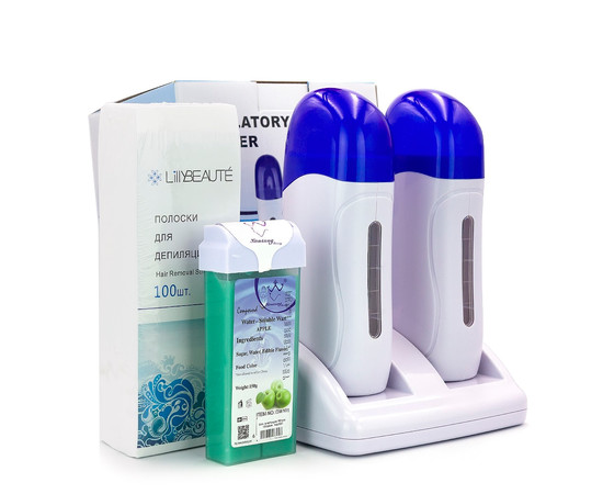 Изображение 2 Подарочный набор для депиляции Воскоплав + Воск + Полоски для депиляции 2
