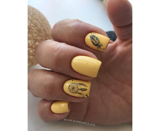 Зображення 4 Гель-лак Kira Nails №023 (сонячно-жовтий, емаль), 6 мл, Об'єм (мл, г): 6, Колір: 023