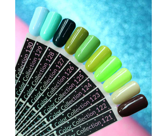 Зображення 3 Гель-лак Kira Nails №130 (ніжно-блакитний, емаль), 6 мл, Об'єм (мл, г): 6, Колір: 130