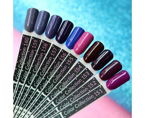 Зображення 3 Гель-лак Kira Nails №151 (баклажановий, емаль), 6 мл, Об'єм (мл, г): 6, Колір: 151