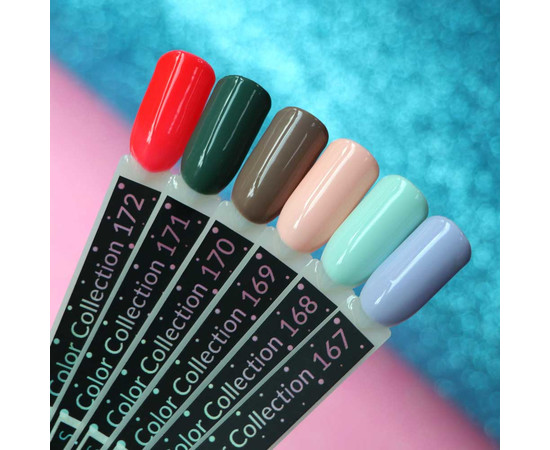 Изображение 3 Гель-лак Kira Nails №169 (персиковый фатин, эмаль), 6 мл, Объем (мл, г): 6, Цвет: 169