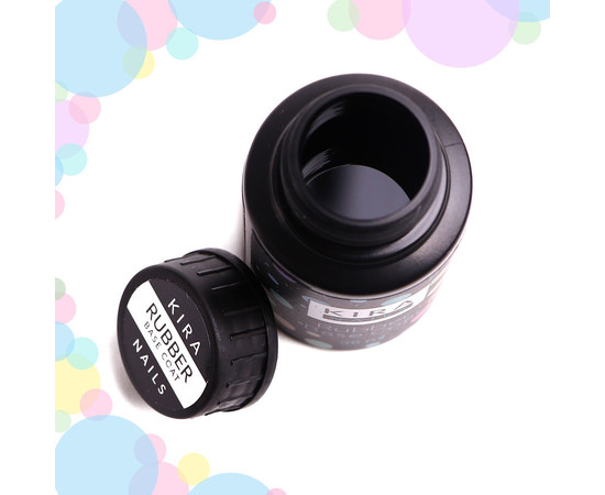 Зображення 2 Kira Nails Rubber Base Coat - каучукове, базове покриття, без пензлика, 30 мл